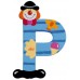 Lettera P Clown - Sevi 81752